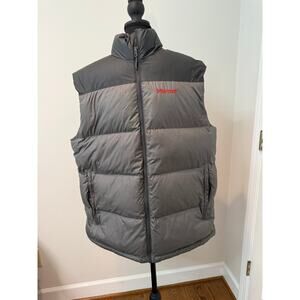 Mens Grey Marmot 650 Down Filled Puffy Vest